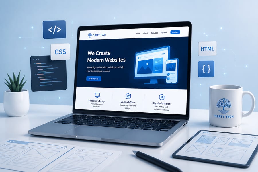 Website design and development service